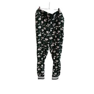 Torrid Green and Black Leaf Print Pants